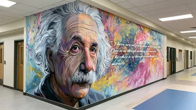 Showcase Education school display example