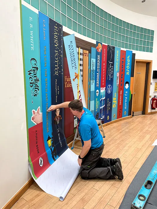 Reading wall