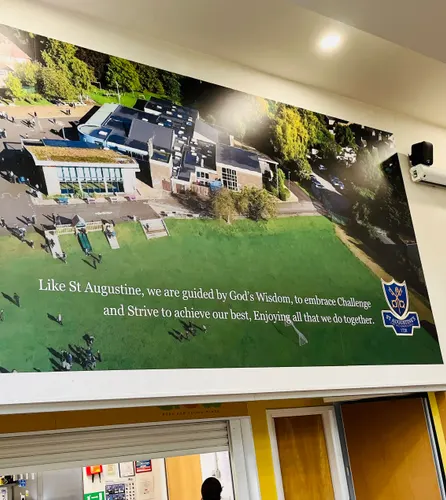 Large-Format School Wall Graphic