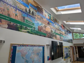 Showcase Education school display example